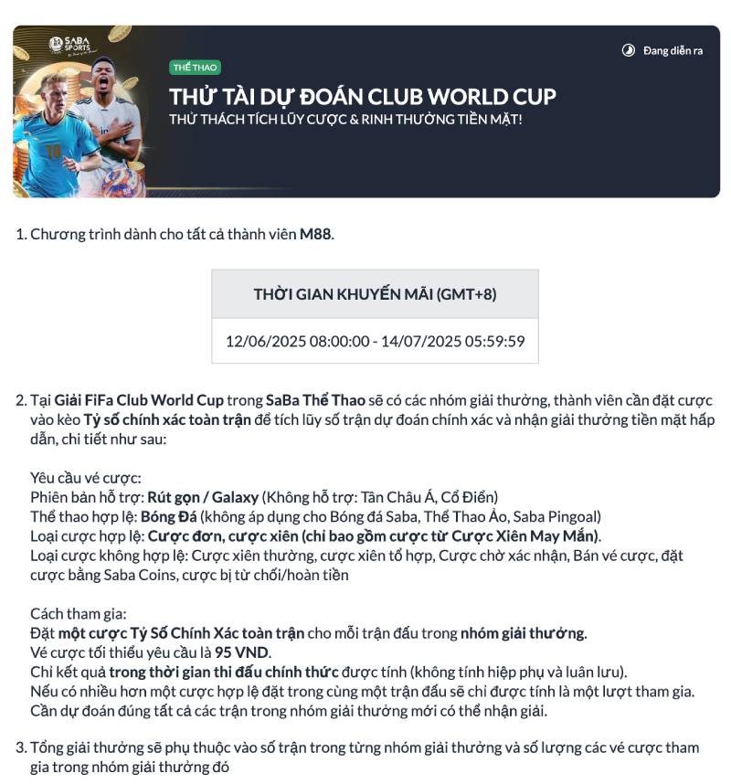 Hướng dẫn cách nhận thưởng tại M88 chi tiết nhất