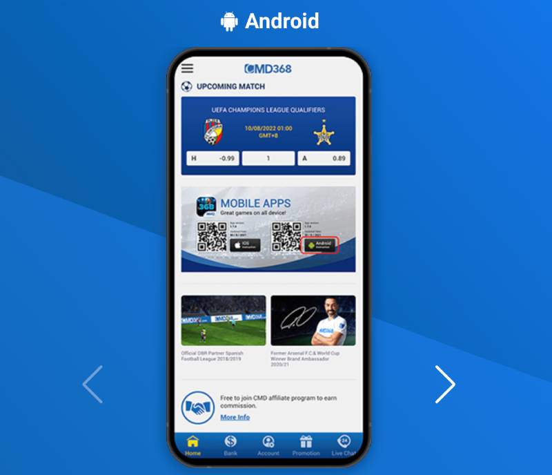 Hướng dẫn tải app CMD368 chi tiết cho Android